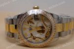 Replica Rolex Datejust Diamond Bezel Special Edition White Face Watch